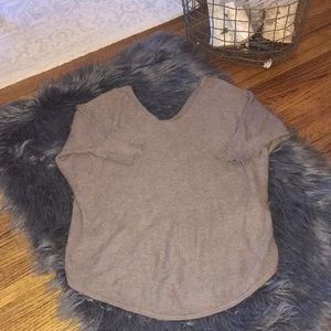 Express soft cozy brown 1/2 sleeve sweater